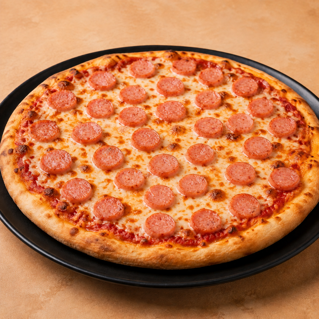 Pizza de Salchica